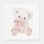 Teddy Bear Paper Napkins Servetten (Voorkant)