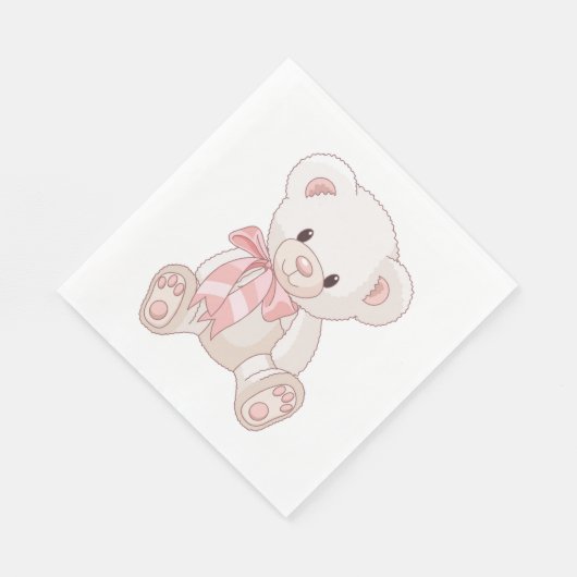 Teddy Bear Paper Napkins Servetten (Hoek)