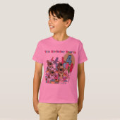 Teddy Bear Party 4e verjaardag Tshirts en geschenk (Voorkant volledig)