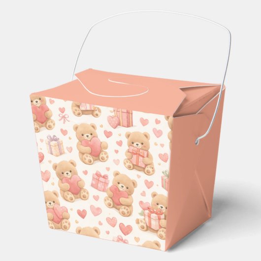 Teddy Bear Party Favor Box for Different Occasions Bedankdoosjes (Voorkant)