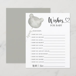 Teddy Bear Party game wensen voor baby