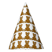 Teddy Bear Party Pet Feesthoedjes (Voorkant)