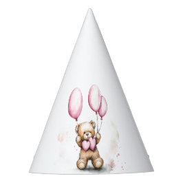 Teddy Bear Pastel Party Pet Feesthoedjes