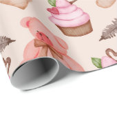 Teddy Bear Pattern Wrapping Paper Cadeaupapier (Rol Hoek)