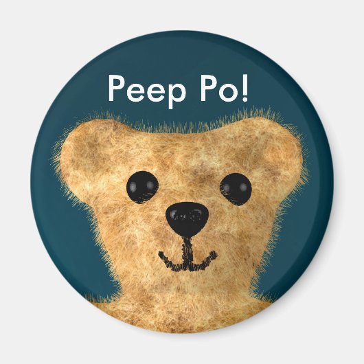 Teddy Bear (Peep po!) Magneet (Voorkant)