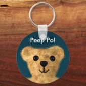 Teddy Bear (Peep po!) Sleutelhanger (Voorkant)