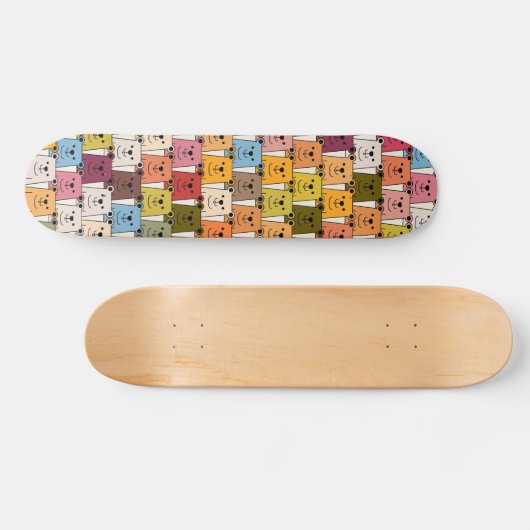 Teddy Bear Persoonlijk Skateboard (Horizontaal)