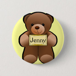 Teddy Bear Persoonlijke Button Pin