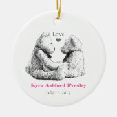 Teddy Bear Photo Ornament HAMbyWG (Voorkant)