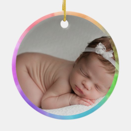 Teddy Bear Photo Ornament HAMbyWG (Achterkant)