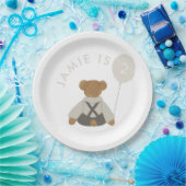 Teddy Bear Picknick Baby Verjaardag Papieren Bordje (Feest)