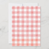 Teddy Bear Picknick Verjaardagsfeestuitnodiging Kaart (Achterkant)