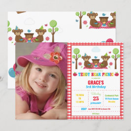 Teddy Bear Picnic 1 september 2010 Jongen Girl Fot Kaart