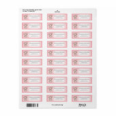 Teddy Bear Picnic Baby shower Return Address Label (Full Sheet)