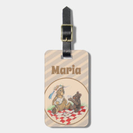 Teddy Bear Picnic Bagagelabel