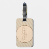 Teddy Bear Picnic Bagagelabel (Achterkant verticaal)