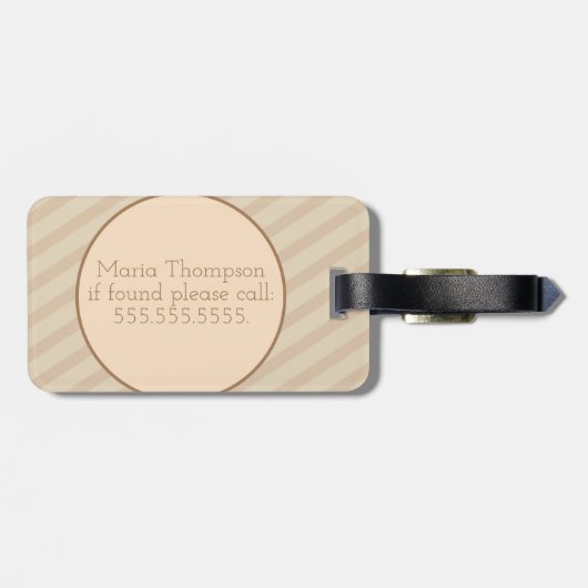 Teddy Bear Picnic Bagagelabel (Achterkant horizontaal)