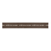 Teddy Bear Picnic Birthday - Brown Grosgrain Lint (Voorkant)