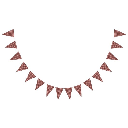 Teddy Bear Picnic Birthday Red Gingham Vlaggetjes (Alle)