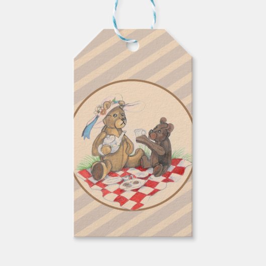 Teddy Bear Picnic Cadeaulabel (Voorkant)