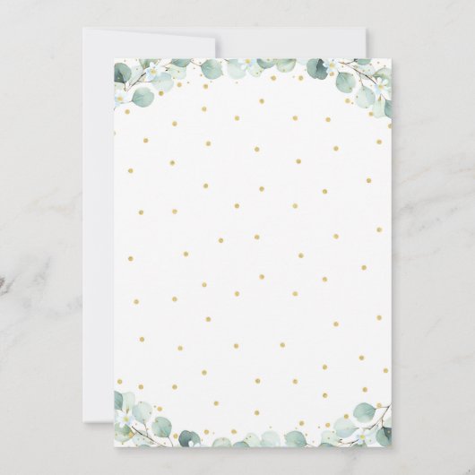 Teddy Bear Picnic Greenery Floral Birthday Kaart (Achterkant)