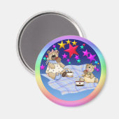 Teddy Bear Picnic Magneet (Voorkant / Achterkant)