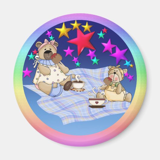 Teddy Bear Picnic Magneet (Voorkant)