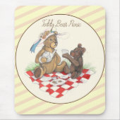 Teddy Bear Picnic mousepad Muismat (Voorkant)