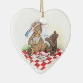 Teddy Bear Picnic~ornament Keramisch Ornament (Rechts)