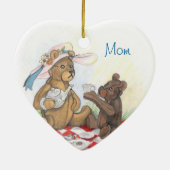 Teddy Bear Picnic~ornament Keramisch Ornament (Achterkant)