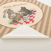 Teddy Bear Picnic Sherpa Deken (3/4)