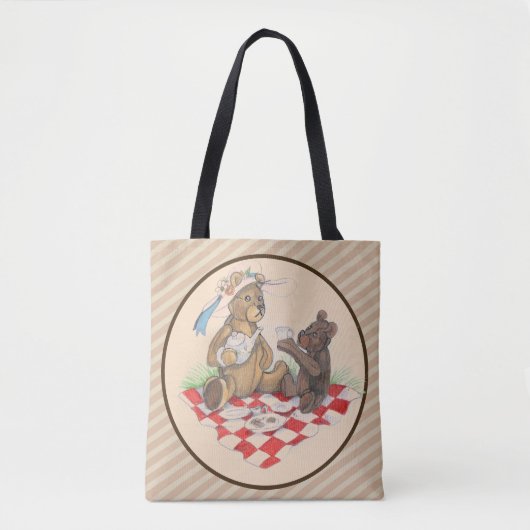Teddy Bear Picnic Tote Bag (Voorkant)