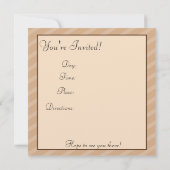 Teddy Bear Picnic Uitnodigingen (Achterkant)