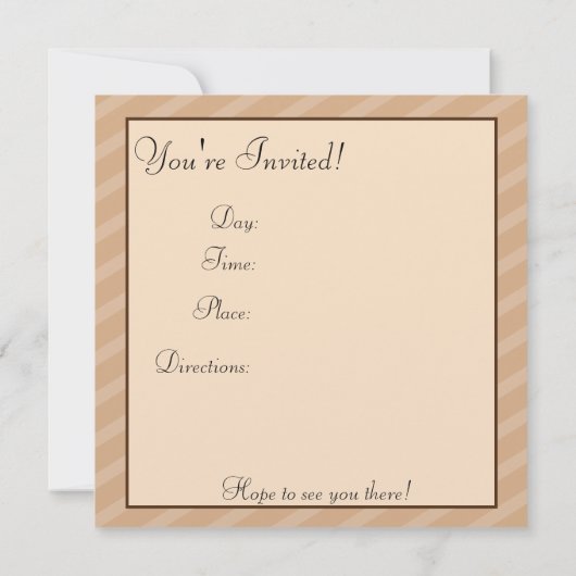 Teddy Bear Picnic Uitnodigingen (Achterkant)