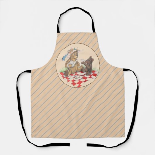 Teddy Bear Picnic Zazzle Schort (Voorkant)