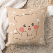 Teddy Bear Pillow for Kids – Cute Nursery Design Kussen (Deken)