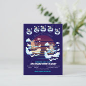 Teddy Bear Pilot Airplane Art Briefkaart (Staand voorkant)