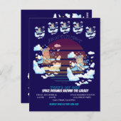 Teddy Bear Pilot Airplane Art Briefkaart (Voorkant / Achterkant)