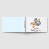 Teddy Bear Pilot Baby Boy Shower Gastenboek (Volledig)