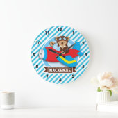 Teddy Bear Pilot in het Rode Speelgoed vliegtuig; Grote Klok (Huis)