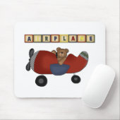 Teddy Bear Pilot Tshirts en Gifts Muismat (Met muis)