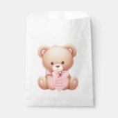 Teddy Bear Pink Bedankzakje (Voorkant)