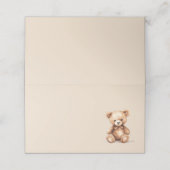 Teddy Bear Plaatskaartje (Buitenkant ongevouwen)