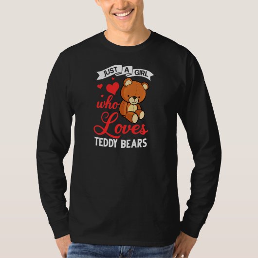 Teddy Bear Plush Animal Stuffed Giant T-shirt (Voorkant)