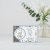 Teddy Bear Polka Dots Breng een Boek Kaart (Staand voorkant)