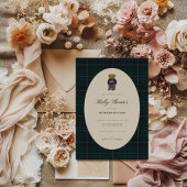Teddy Bear Polo Baby Shower Invitation Kaart