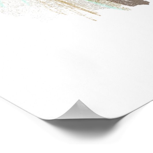 Teddy Bear Portrait Poster (Hoek)