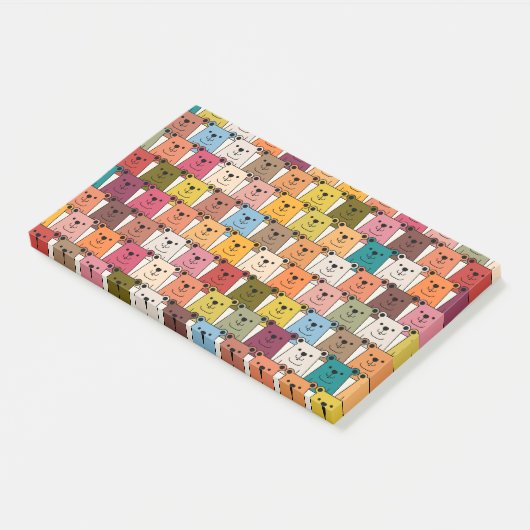 Teddy Bear Post-it® Notes (Schuin)