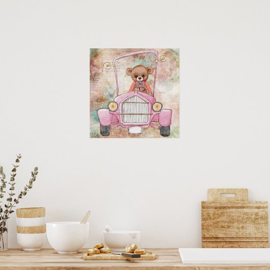 Teddy Bear Poster (Keuken)
