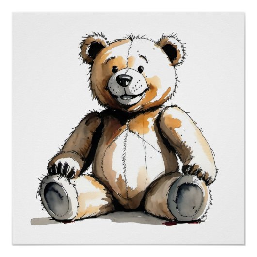 Teddy Bear Poster (Voorkant)